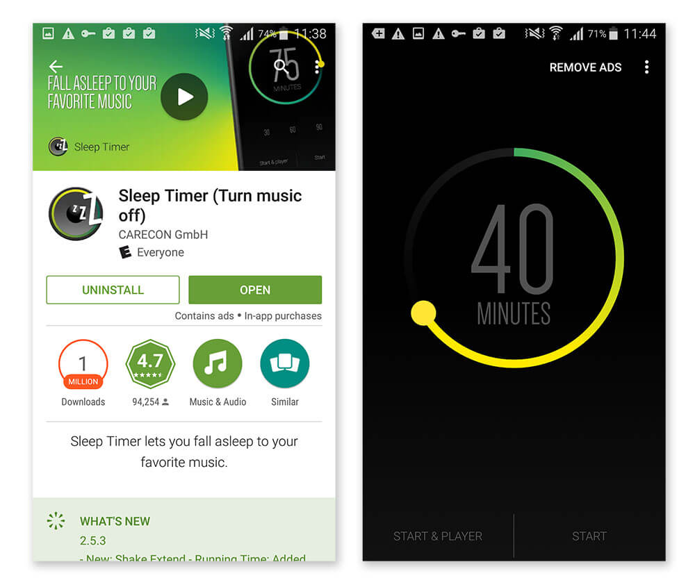 sleep timer for spotify